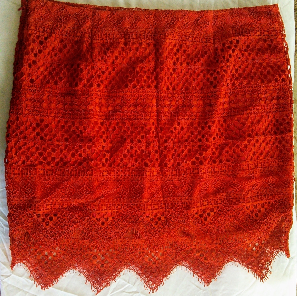 Banana Republic lace pencil skirt size 14